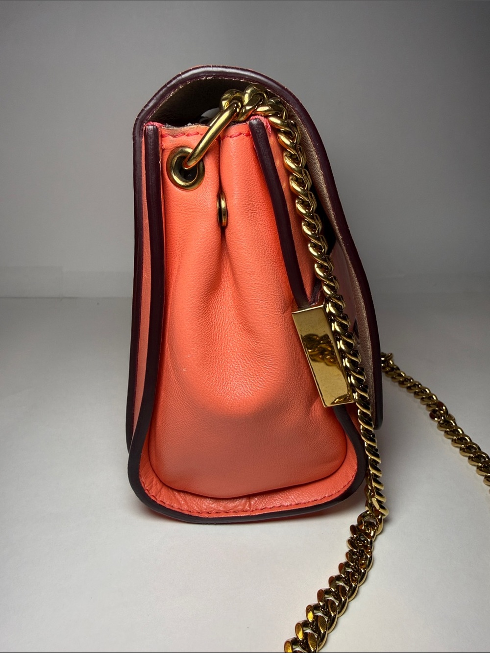 Chloé Coral Leather Crossbody Bag - Picture 11 of 17